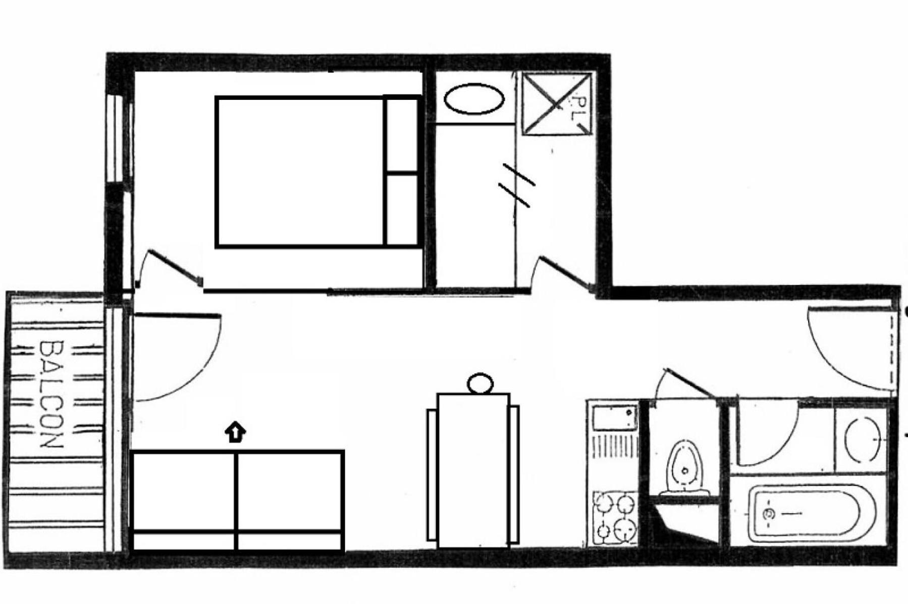 Residence Villaret - Appartement Lumineux - Depart Et Retour Skis Aux Pieds - Balcon Mae-2294 Saint-Martin-de-Belleville Exteriör bild